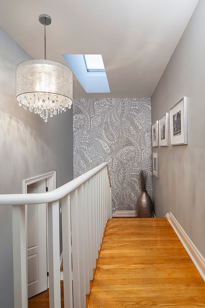 16 Fabulous Ideas That Bring Wallpaper to the Stairway