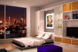 Closet Factory City Skyline Bed Open