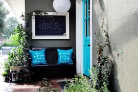 Cottage front entrance
