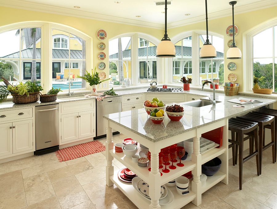 11 Trendy Ideas That Bring Gray and Yellow to the Kitchen
