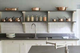 Country kitchen with modern ergonomics