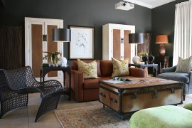 Custom coffee table with storage space!