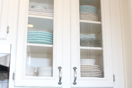 DIY how to convert solid kitchen cabinets to plexi