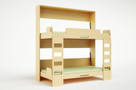 Double Tuck Casa Kids Fold Up Bunk Bed