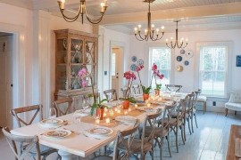 Get the lighting right in your cheerful dining room