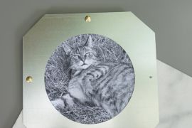 Industrial picture frame DIY father's day gift