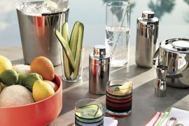 Modern bar setup from CB2