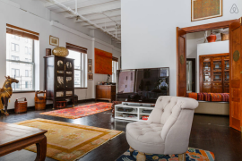Soho loft with private elevator artist's home