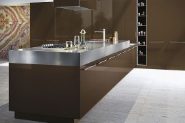 Stylish modern Italian kitchen with modular adaptability