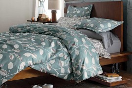 The Company Store Organic Bedding in Blue