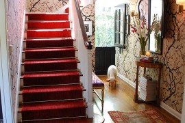 Use wallpaper to usher in color and personality