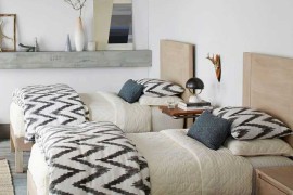 West Elm Organic Cotton Sheets Ikat Pattern