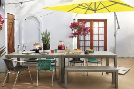 Yellow umbrella from CB2