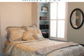 Your modern family wall bed flipped down