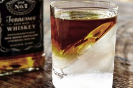 A Whiskey Wedge keeps drinks cool