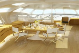 A look at the main deck of the Adastra