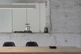 Concrete interior is both simple and functional