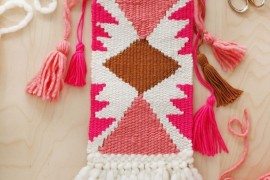 DIY wall hanging from A Beautiful Mess