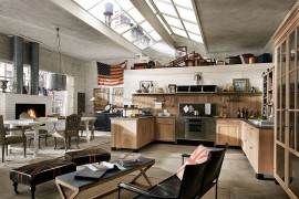 Ergonomic vintage industrial kitchen design for the modern home