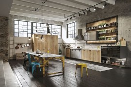 Exclusive Loft kitchen by designer Michele Marcon for Snaidero