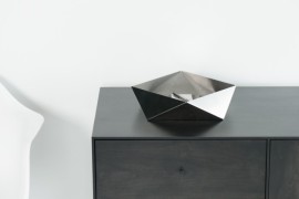 Folded metal dish from Finell