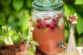 Grapefruit punch for a Bohemian Picnic
