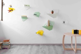 Metal wall shelves from Formabilio