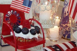 Miniature Lawn Chair Cupcake Holder