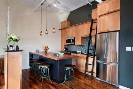 Nifty kitchen that also doubles as an ergonomic home office [Design: J. Schwartz, LLC Remodeling & Fine Homebuilding]