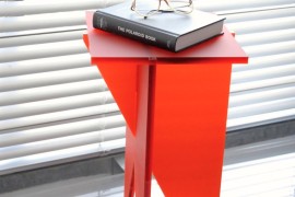 Sculptural side table by Avec Amour