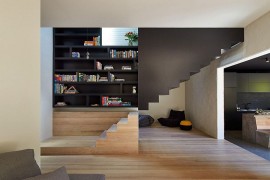 Staicase design brings a sense of minimalism to the modern home