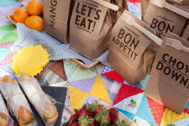 Stylish picnic packs from Oh Happy Day