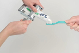 Toothpaste tube wringer from Uncommon Goods