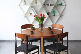 Wooden bookshelf by Jaanus Orgusaar