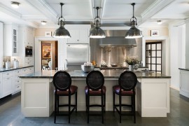 You need not completely embrace industrial style just to switching lighting fixtures [Design: The Berman Building]