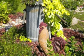 Country-style garden statue ideas