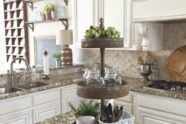 Elegant stand for the kitchen island
