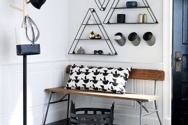 A-frame shelves from CB2