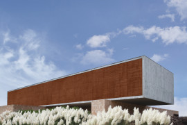 Clean, contemporary extreior of the BT House