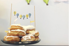 Baby Shower Donut Cake
