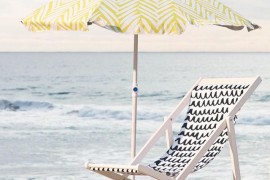 Beach umbrella from West Elm