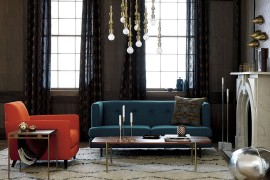 Brass furniture and decor from CB2