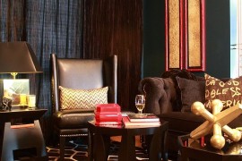 Browns steal the show in this eclectic living room