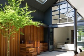 Central courtyard brings in ample natural light