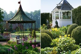 Charming gazebo structures for the garden