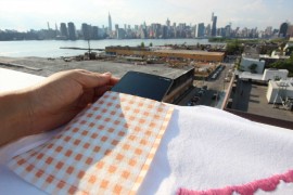 DIY Pocket Placemats Step Phone Pocket