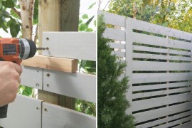 Home Depot privacy fence tutorial