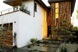 Japanese-style home with a rustic modern feel