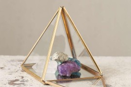 Metal pyramid box from Urban Outfitters