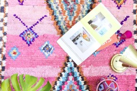 Modern Boho rug from Baba Souk